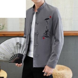 Retro Style Ancient Costume OK Embroidery Chinese Mountain Costume - Image 2